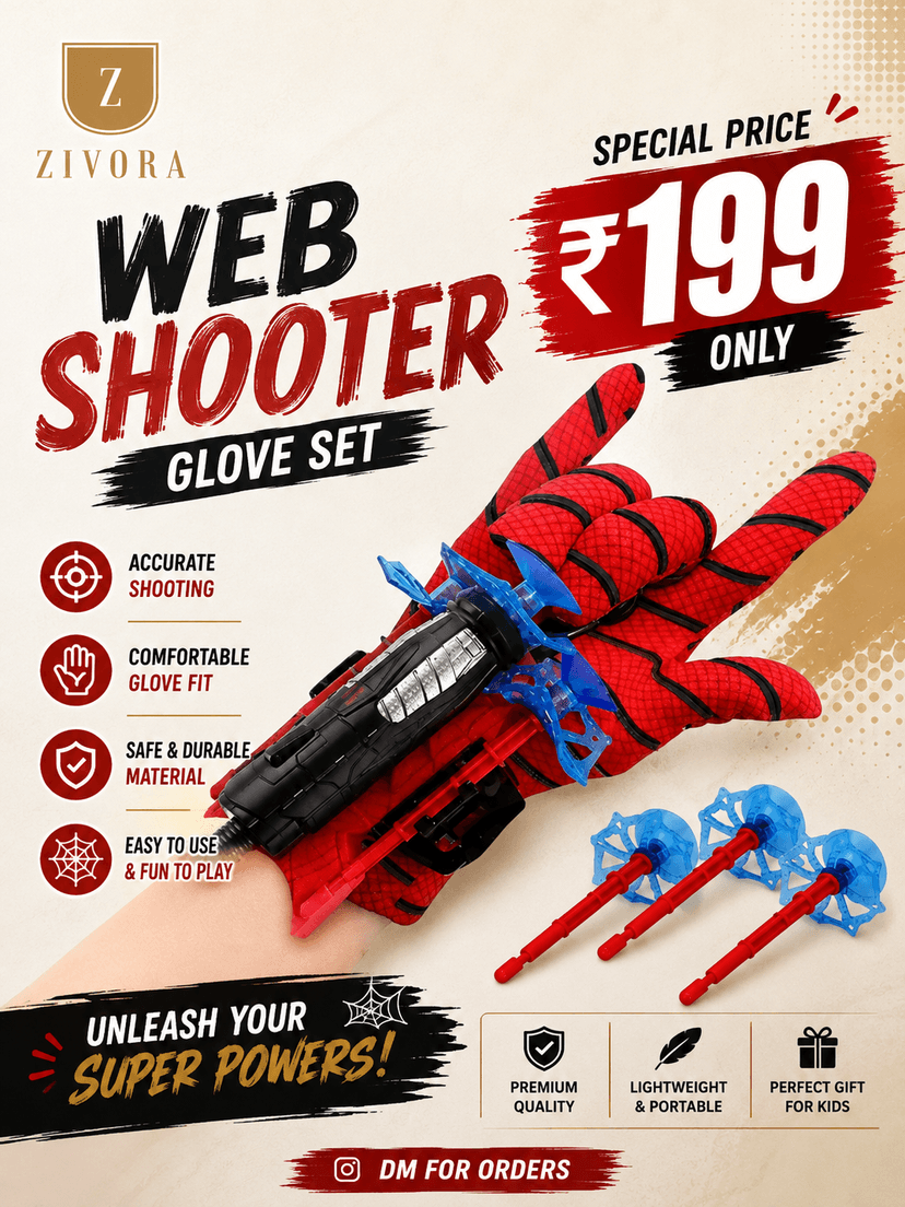 Spiderman web shooter 🕸️