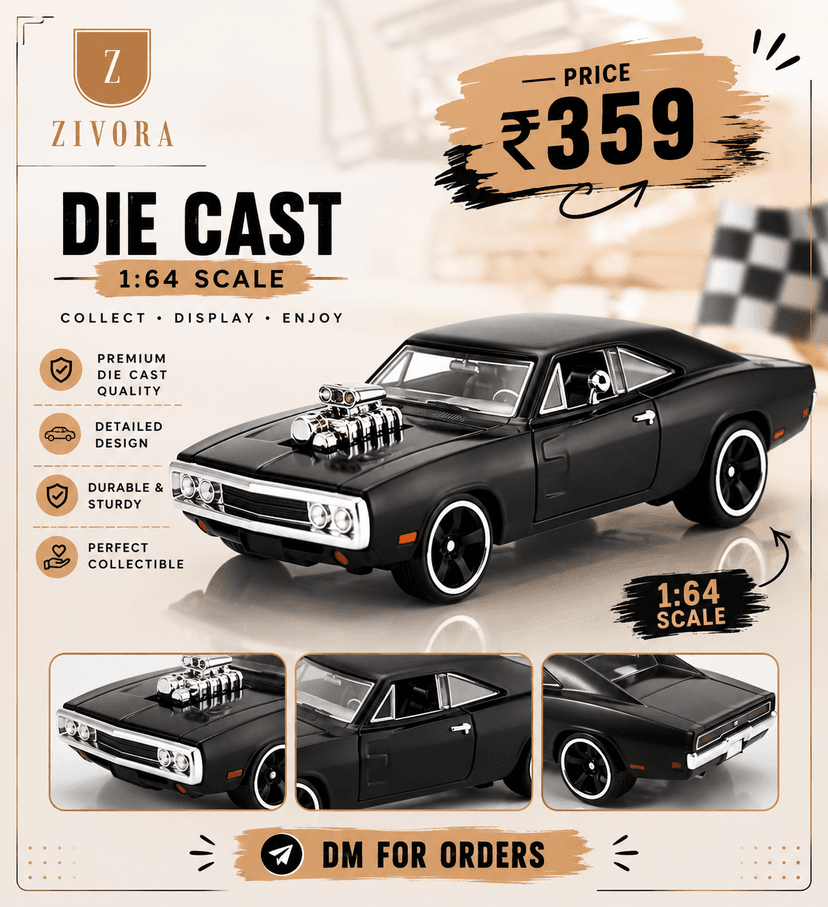 Die cast 1:64 scale